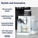De'Longhi Rivelia EXAM440.55.W Fully Automatic Coffee Maker with LatteCrema System - Image 5