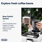 De'Longhi Rivelia EXAM440.55.W Fully Automatic Coffee Maker with LatteCrema System - Image 6