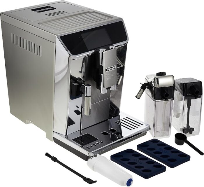 De'Longhi PrimaDonna Elite ECAM650.85.MS Fully Automatic Coffee Machine – Silver - Image 4