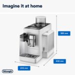 De'Longhi Rivelia EXAM440.55.W Fully Automatic Coffee Maker with LatteCrema System - Image 8