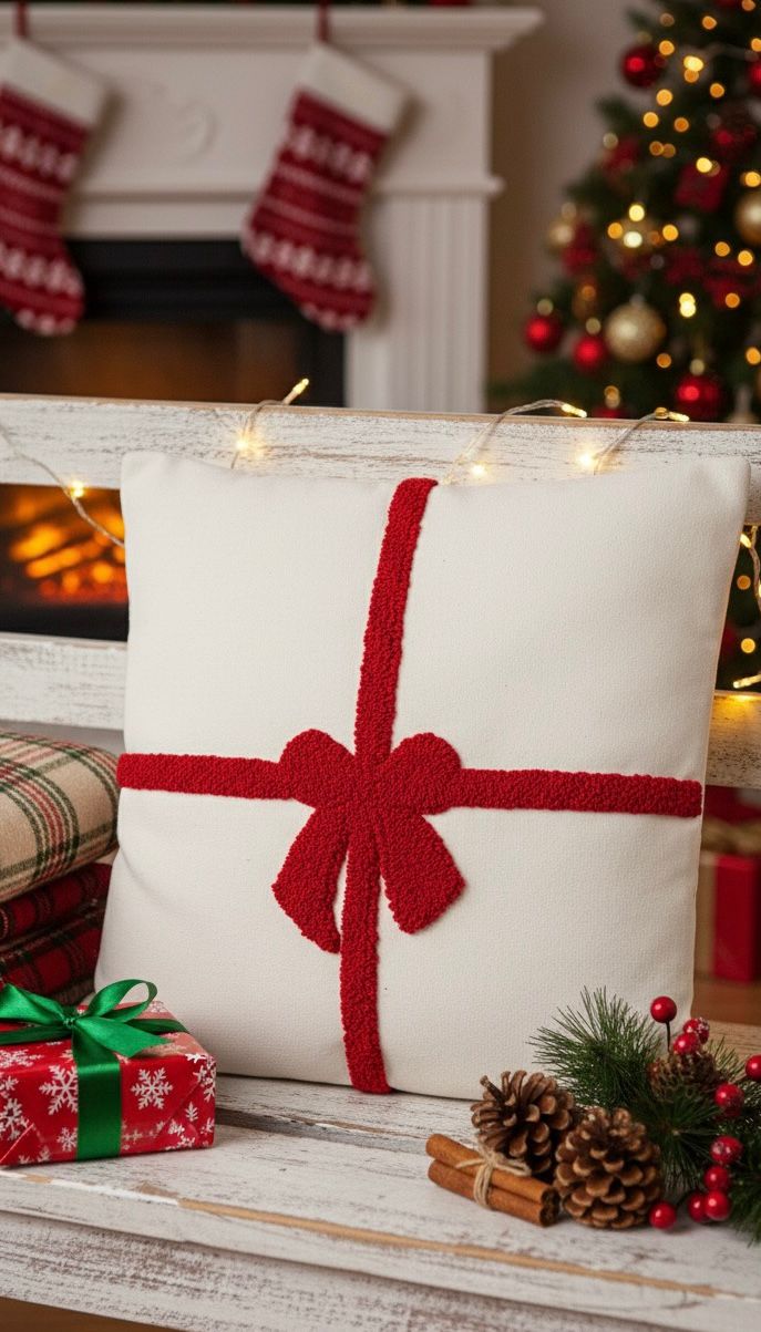 WhatsApp Image 2025-11-14 at 14.27.13 Festive Gift Box Cushion – Luxury Christmas Decorative Pillow (45×45 cm) - Image 1