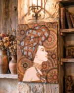 Spirit of Africa – Hand-Painted Wood Panel
