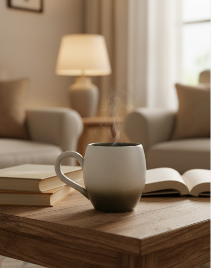 Cream Stone Matte Ceramic Mug