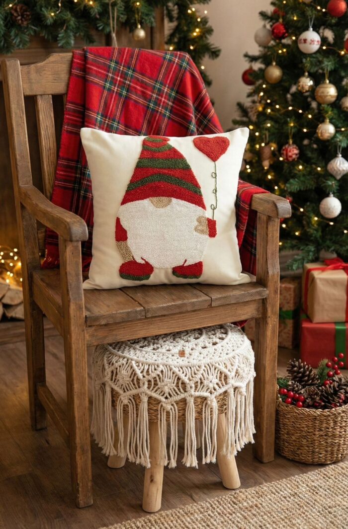 Christmas Santa Love Cushion - Image 1