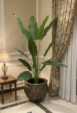 Large Antique Gold & BronzeHandcrafted Terracotta Planter Pot – Decorative Indoor & Outdoor Plant Pot