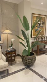 Large Antique Gold & BronzeHandcrafted Terracotta Planter Pot – Decorative Indoor & Outdoor Plant Pot - Image 3