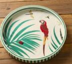 Handcrafted Painted Wooden Serving Trays – Assorted Designs