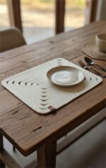 Handwoven Natural Jute Table Mat – Eco-Friendly Dining Placemat - Image 5