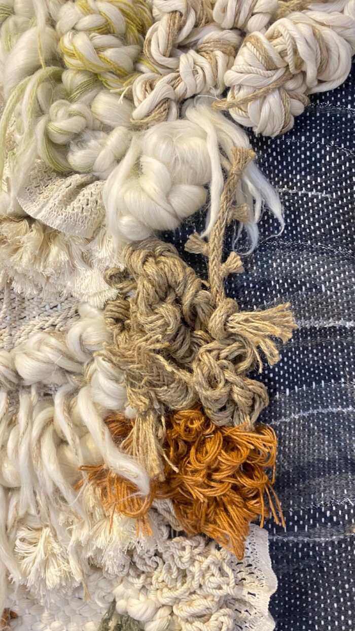 Luxe Handwoven Macramé Wall Tapestry - Image 3