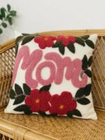 Blossom Mom Punch Needle Cushion - Image 2