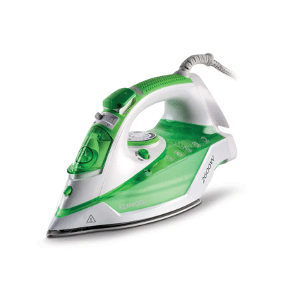 Kenwood Steam Iron, 2600 Watt, 350 ml, Green and White - STP70.000WG