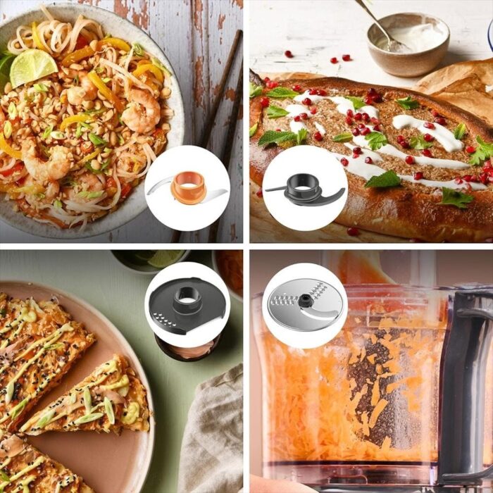 Kenwood MultiPro Compact Food Processor, 2.1L, 800W, Grey - FDP31.020GY - Image 4