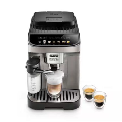 DeLonghi Magnifica Evo Fully Automatic Multi Coffee Machine, 1450 Watt, 15 Bar, Titanium Black - ECAM290.81.TB