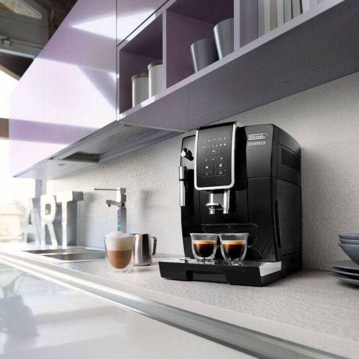 DeLonghi Dinamica Fully Automatic Multi Coffee Machine, 1450 Watt, 15 Bar, Black - ECAM350.15.B - Image 4