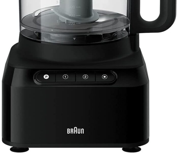 Braun PureEase Food Processor, 800W, 2.1L, Black - FP 3132 BK (Raya Warranty) - Image 2