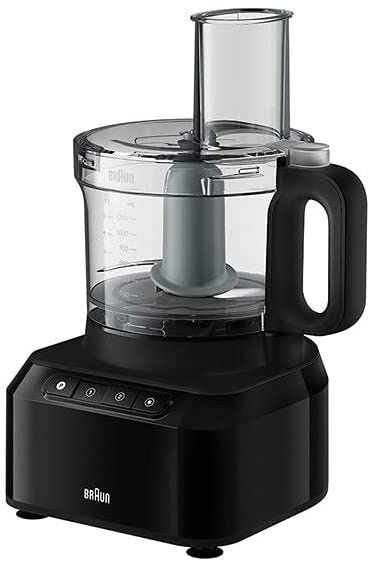 Braun PureEase Food Processor, 800W, 2.1L, Black - FP 3132 BK (Raya Warranty)