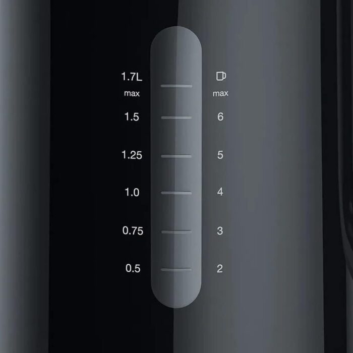 Braun Breakfast1 Electric Kettle, 1.7L, 2200W, Black - WK1100BK (International Warranty) - Image 3