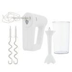 Braun MultiMix 3 Hand Mixer, 600 ml, 500 W, White - HM3105 (Raya Warranty) - Image 2