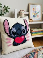 Punch Needle Stitch Love Cushion - Image 2