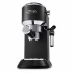 DeLonghi Dedica Style Manual Espresso Coffee Machine, 1300 Watt, 15 Bar, Black - EC685.BK (International Warranty) - Image 2