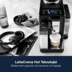 DeLonghi Rivelia Fully Automatic Multi Coffee Maker, 1450 Watt, 19 Bar, Black - EXAM440.55.B - Image 2