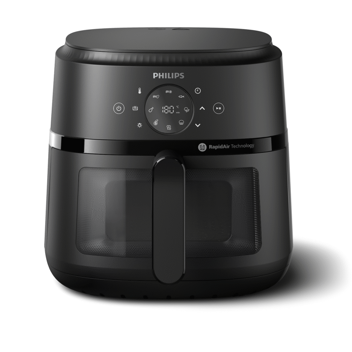 adeorax_2vdf1uaiuwsgyheo_2.png Philips 2000 Series Digital Airfryer, 6.2L, 1700W, Black - NA230/00 - Image 1