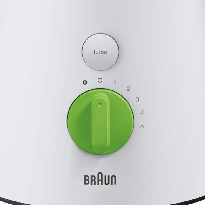 Braun JB3010WH - Blender - White Color - 2 Liter Capacity - Stainless Steel Blades (Raya Warranty) - Image 2