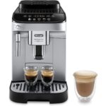 DeLonghi Magnifica Evo Automatic Espresso Coffee Machine, 1450 Watt, 15 Bar, Silver and Black - ECAM290.31.SB (Raya Warranty)