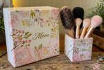 Mom’s Floral Jewelry & Makeup Organizer Set - Image 3
