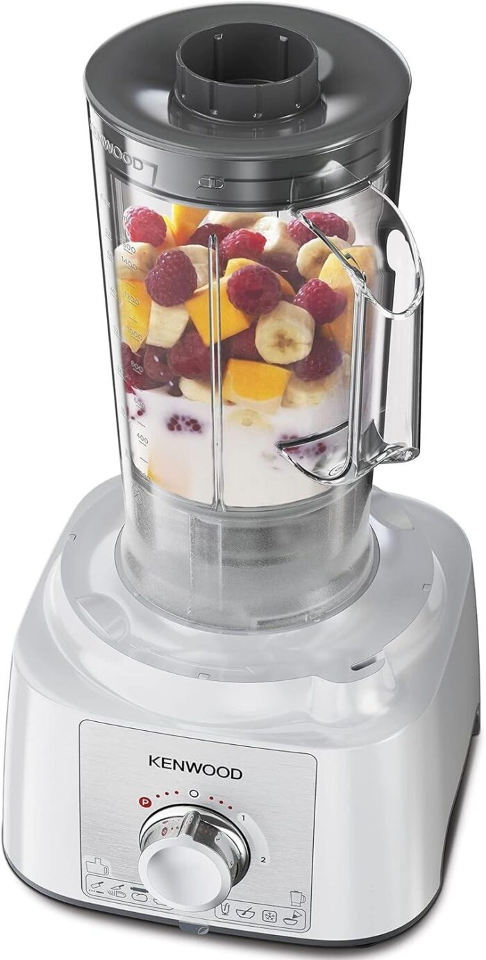 Kenwood MultiPro Express Food Processor, 3L, 1000W, White - FDP65.750WH (International Warranty) - Image 3