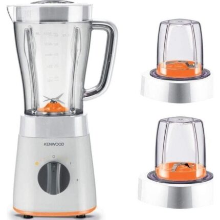 Kenwood Electric Blender, 1.5 Liter, 500 Watt, White - BLP15.360WH (International Warranty)