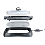 Kenwood Health Food Grill, 1700 Watt, Black - HG230 (International Warranty) - Image 3