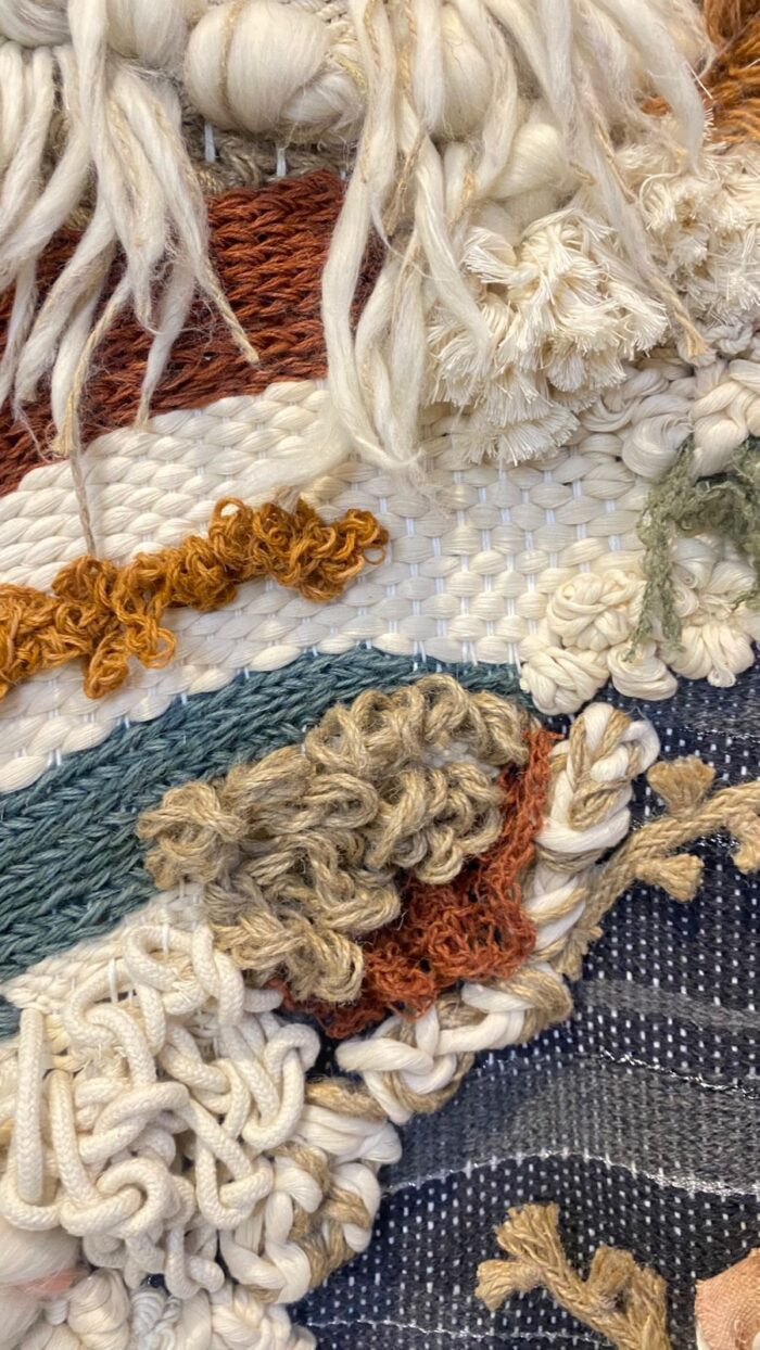 Luxe Handwoven Macramé Wall Tapestry - Image 4