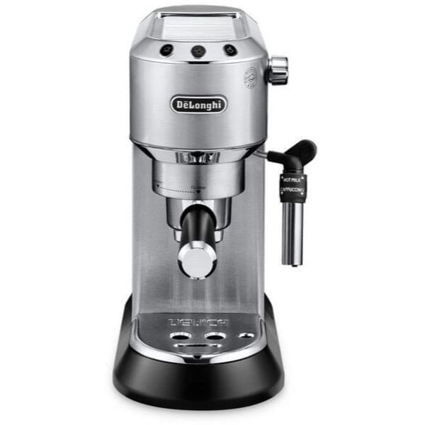 DeLonghi Dedica Style Espresso Coffee Maker, 1300 Watt, Silver - EC685.M - Image 1