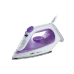 Braun TexStyle 1 Steam Iron, 2000W, Purple and White - SI1080VI