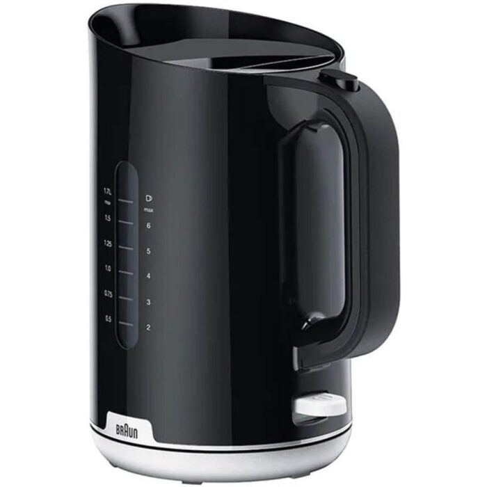Braun Breakfast1 Electric Kettle, 1.7L, 2200W, Black - WK1100BK (International Warranty) - Image 1