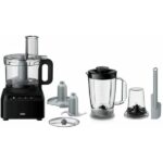 Braun PureEase Food Processor, 800W, 2.1L, Black - FP 3132 BK (Raya Warranty) - Image 4