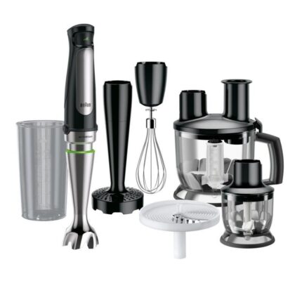 Braun MultiQuick 7 Hand Blender, 350 ml, 1000 W, Silver Black - MQ7087X (International Warranty)