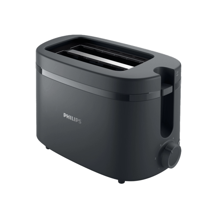 Philips 1000 Series Toaster, 2 Slice, 650W, Black - HD2510/91 (i2 Warranty) - Image 1