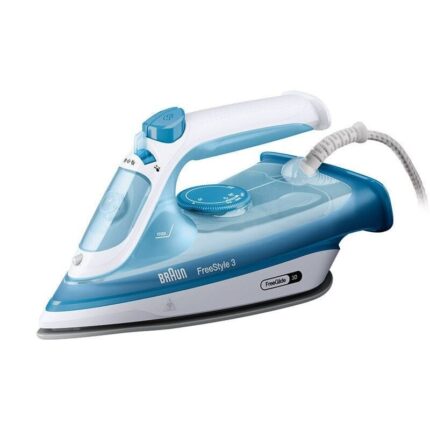 Braun FreeStyle 3 Steam Iron, 2400 Watt, Blue and White - FI3144BL