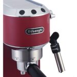 DeLonghi Dedica Style Espresso and Cappuccino Coffee Maker, 1450 Watt, Red - EC685R - Image 6