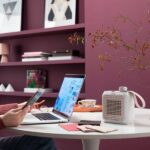 DeLonghi Capsule Desk Ceramic Fan Heater, 360 Watt, Pink - HFX10B03.PK - Image 5