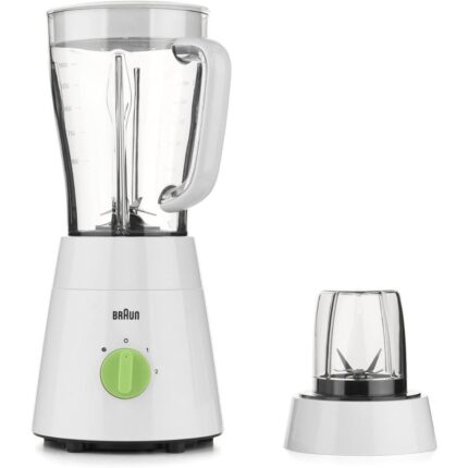 Braun Electric Blender, 1.5L, 500W, White - JB0115WH