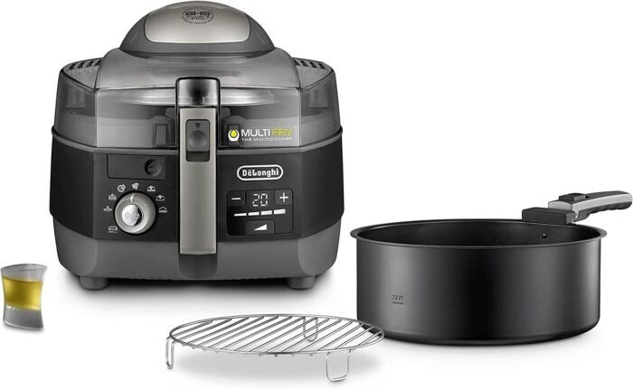 DeLonghi MultiCooker Digital Air Fryer, 1.7 kg, 2200 Watt, Black - FH1396/1.BK (International Warranty) - Image 2