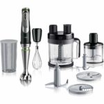 Braun MultiQuick 9 Hand Blender, 2 Liter Capacity, 1200 Watt, Black - MQ9185XLI (International Warranty)