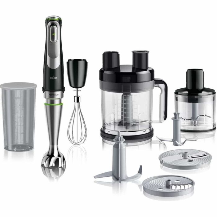Braun MultiQuick 9 Hand Blender, 2 Liter Capacity, 1200 Watt, Black - MQ9185XLI (International Warranty) - Image 1