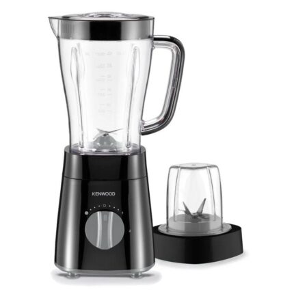Kenwood Electric Blender with Grinder, 2 Liter, 500 Watt, Black and Gray - BLP18.150BK
