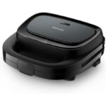 Philips 3000 Series Sandwich Maker, 750W Power, Black - HD2330/90