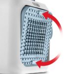 DeLonghi Capsule Desk Ceramic Fan Heater, 360 Watt, Light Blue - HFX10B03.LB - Image 3
