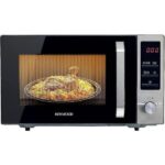 Kenwood Digital Microwave Oven with Grill, 25L, 800W, Black and Silver - MWM25.000BK (International Warranty)